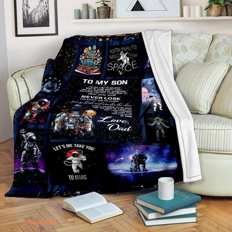 gift for son blanket to my son gift for son from dad - Super King - Ettee