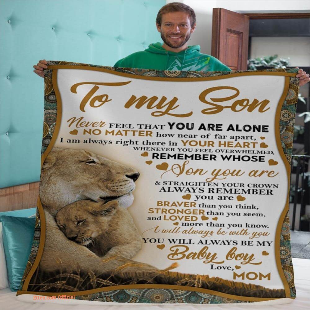 gift for son blanket to my son black boy i am so proud of you love - Ettee - black boy