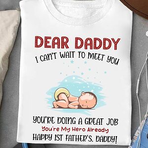 Dear Daddy I Can't Wait to Meet You - Ettee - Can't Wait