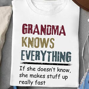 Grandma Know Everything - Ettee - advice