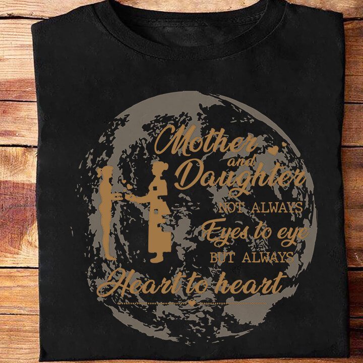 Mother and Daughter: Hearts Aligned, Eyes Differ. Perfect Gift for Her or Me