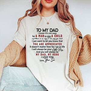 To My Dad I Know It's Not Easy For A Man To Raise A Child - Ettee - child