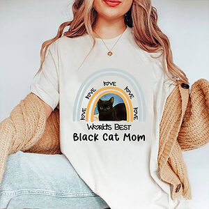 World's Best Black Cat Mom - Ettee - black cat mom