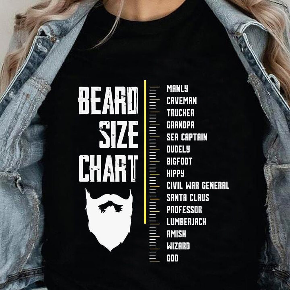 Beard Size Chart - Ettee - beard growth tracker