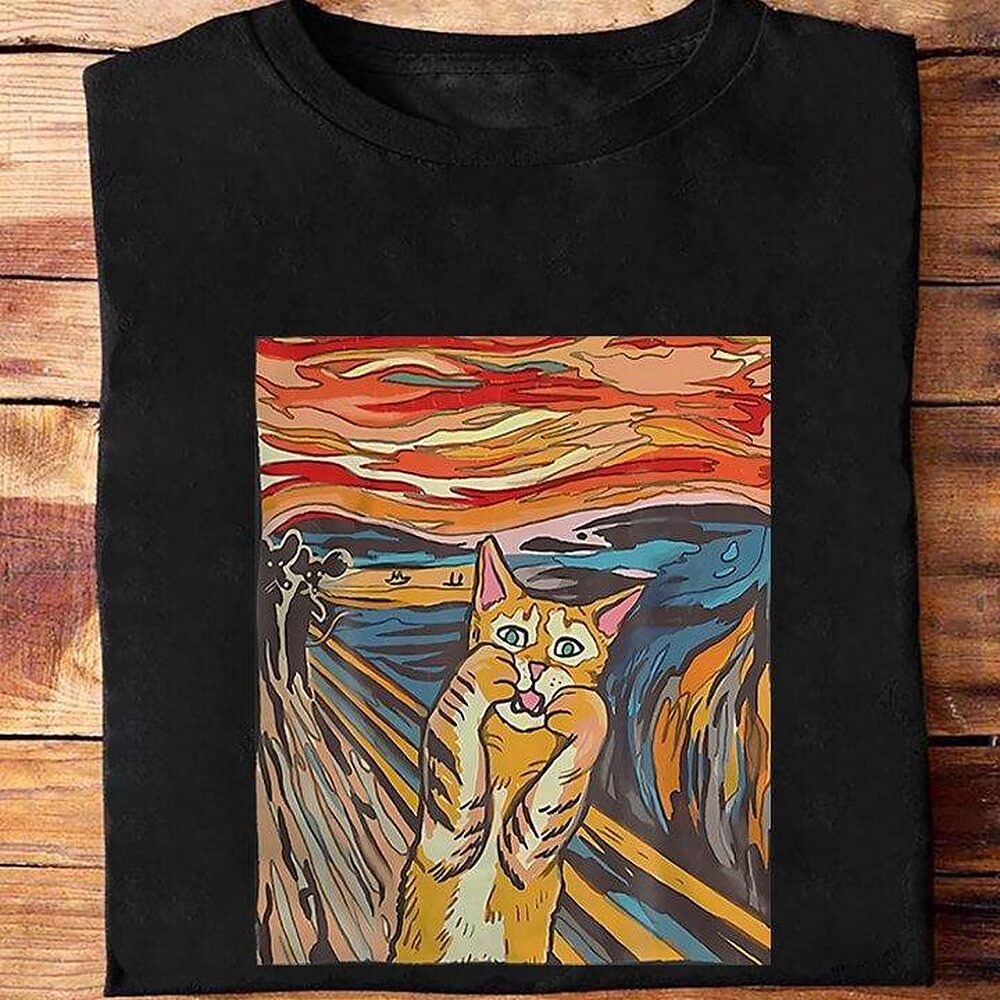 Cat Painting Lion Artistic Animals Lover Graphic Cat Painting Lion Artistic Animals Lover Graphic - Ettee - Animals Lover