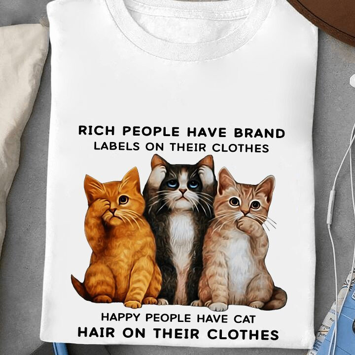 Happy People Have Cat Hair On Their Clothes