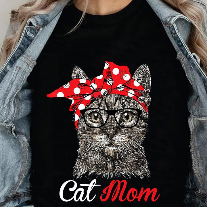 Cat Mom Red