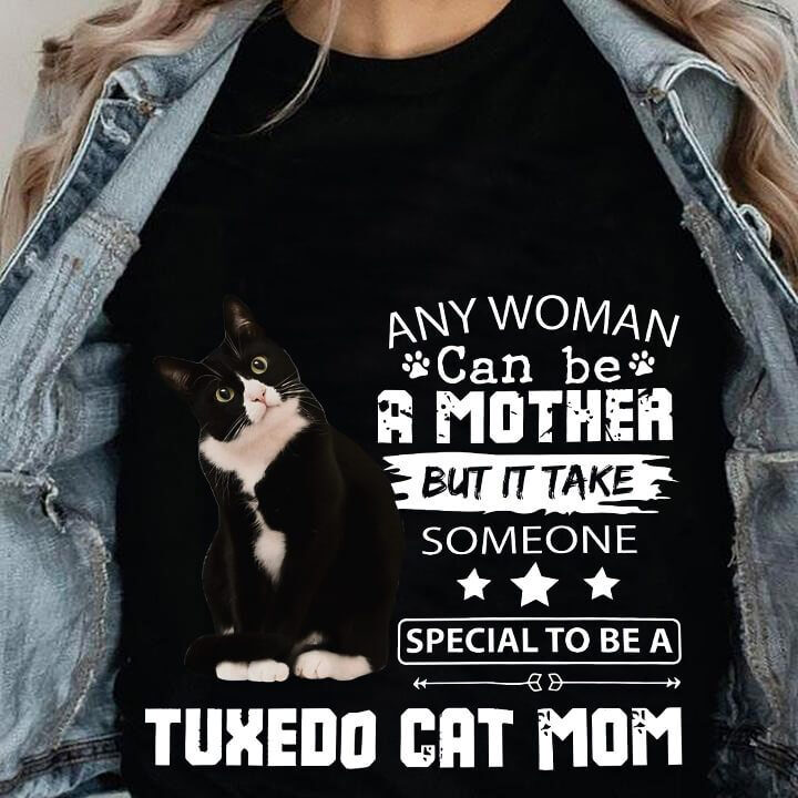 Tuxedo Cat Mom