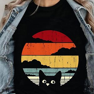 Cat Shirt - Ettee - animal print shirt