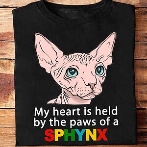 My Heart Is Held By The Paws Of A Sphynx - Ettee - cat lover