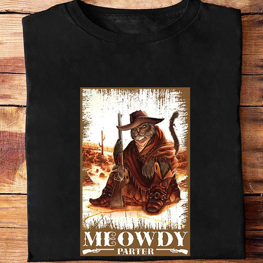 Meowdy Funny Country Music Cat Cowboy - Ettee - Cat Cowboy