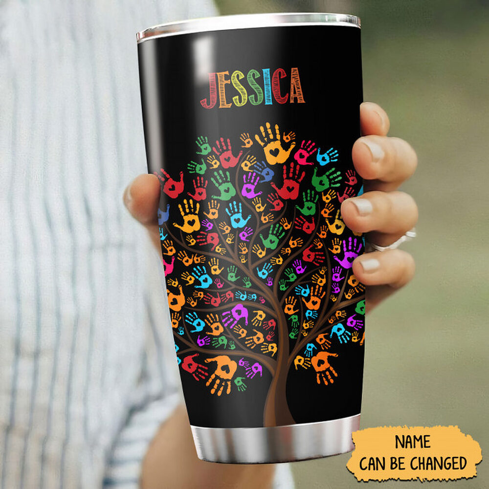 Personalized 20oz Tumblers for Teacher, Back To School Gifts for Women, In My Classroom We Are Slogan - ettee.com - Ettee - 2022 door cover