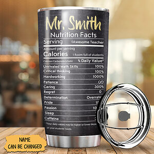 Personalized 20oz tumblers for math teacher, back to school 2023 gifts - ettee.com - Ettee - 20oz Tumblers
