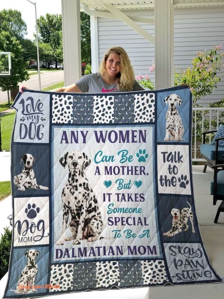 A Mother But It Takes Someone Special To Be A Dalmatian Mom Quilt Blanket - Super King - Ettee